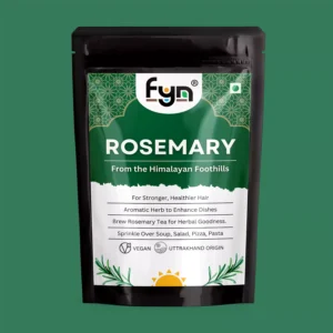 FYN Rosemary Dried Herb for Eating Culinary Food Hair Tea Organic Natural Agro Himalayan Uttarakhand